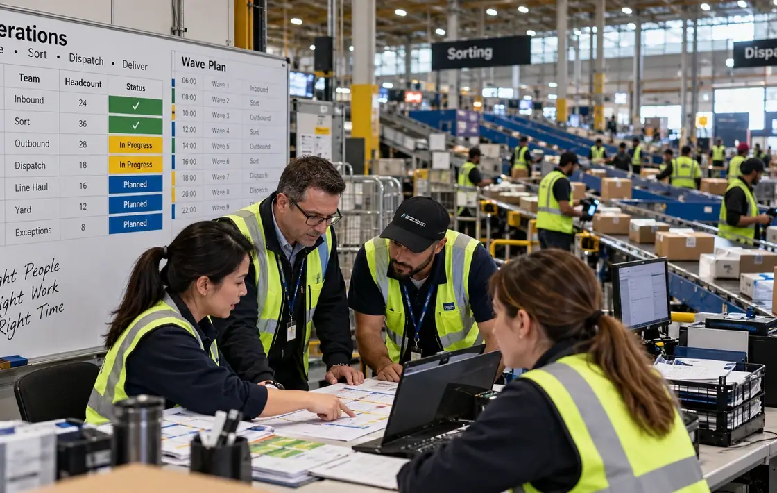 Illustrative photograph: Logistics Workforce Scheduling & Intelligent Dispatch