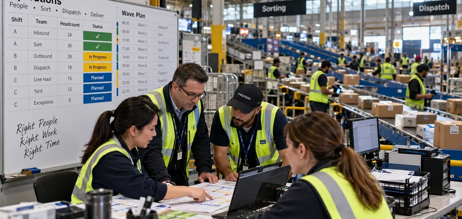 Illustrative photograph: Logistics Workforce Scheduling & Intelligent Dispatch