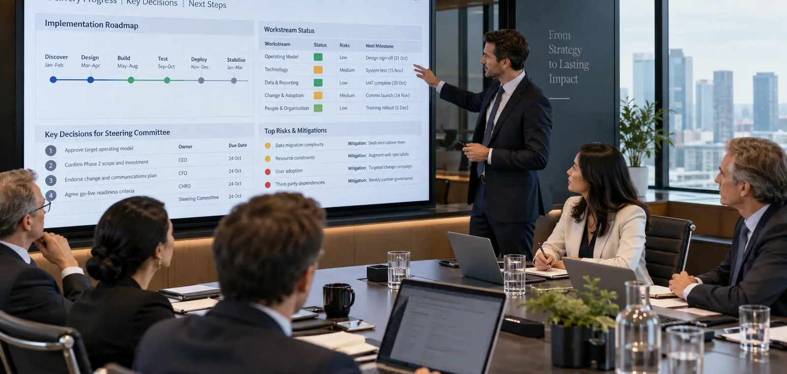 Illustrative photograph: Our Consulting Method & Delivery Governance