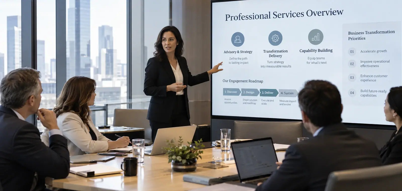 Illustrative photograph: Professional Services